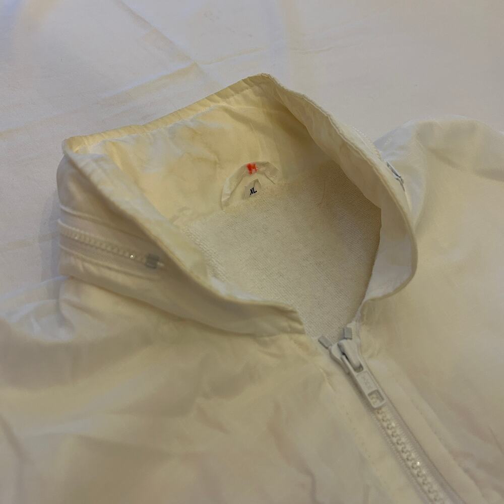 Vintage 90s Passport to Fitness Windbreaker Jacket | XL | Blue & White - Picture 8 of 12